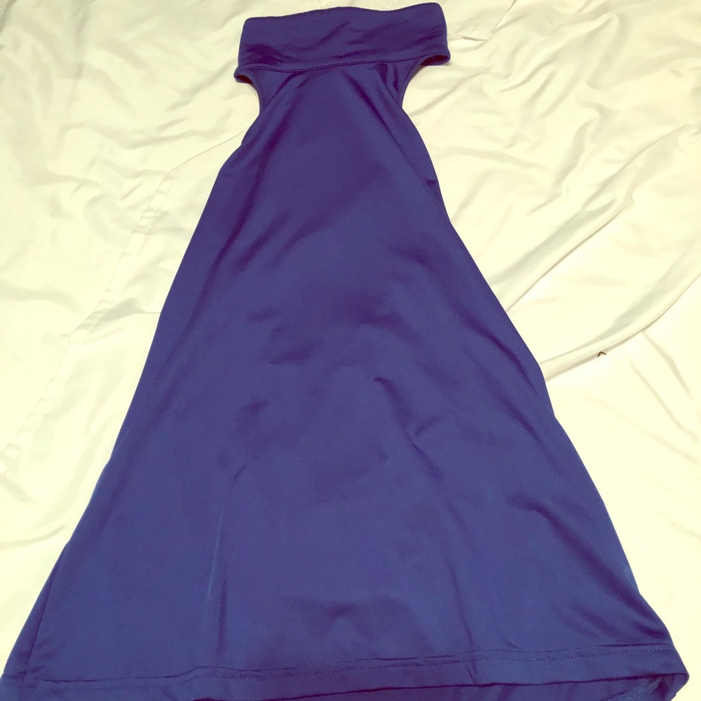 Electric Blue halter top